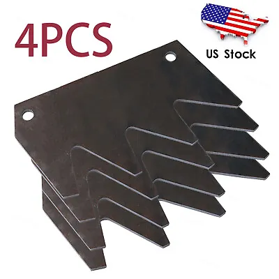 Buy 4X Steel Manure Spreader Paddle 4 Notch H-Frame Fits John Deere 450 660 680 New • 34.99$
