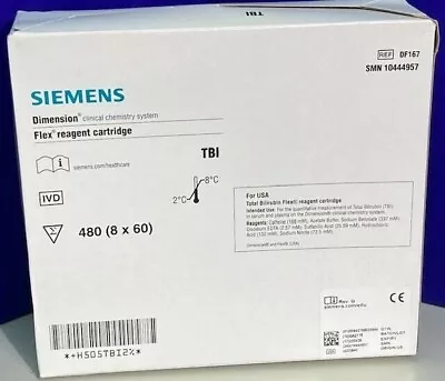 Buy DF167 Siemens Dimension (TBIL) Total Bilirubin (480 Tests/Box) (SMN: 10444957) • 83$