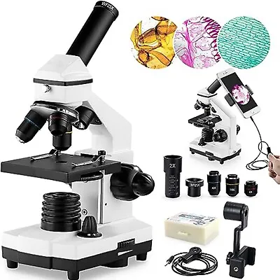 Buy Microscope For Adults Kids, 100X-2000X BEBANG Compound Microscope With Microscop • 68.99$