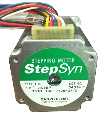 Buy Sanyo Denki Stepping Motor 103H7126-0740 NEW • 160.78$