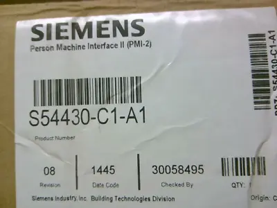 Buy Siemens PMI-2 Person Machine Interface Operation Control Panel  - New In Box • 916.49$