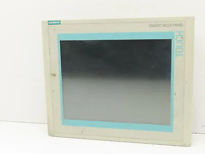 Buy Siemens 6AV6545-0DA10-0AX0 Simatic Multi Panel 12  Touch Screen MP 370 • 999.99$