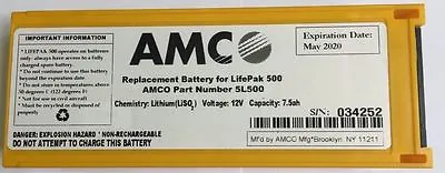 Buy Physio Control™ Lifepak™ 500 1141-000155 Lith-ion Replacement Battery LP500 • 129$