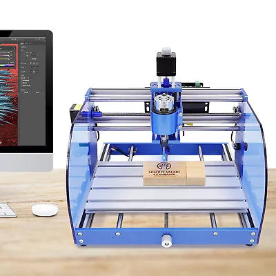 Buy CNC Router 3018-PRO Laser Cutting Machine Leather Drilling W/ Emergency Stop • 178.61$