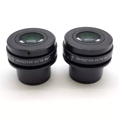 Buy Olympus Stereo Microscope Eyepiece Pair WHSZ15x-H/16  15x Eyepieces • 295$