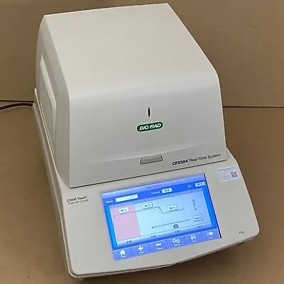 Buy Bio-Rad CFX384 C1000 Touch Real-Time PCR Detection System, Apr 22 Cal, Mfg 2020 • 6,545$