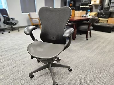 Buy Herman Miller Mirra 2 Office Chairs Color Black Butterfly Back - Great Condition • 424.99$