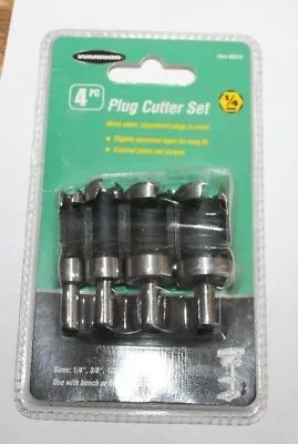 Buy WARRIOR  60613 - 4 Pc. Wood Plug Cutter Set - Woodworking Shop Tools • 9.50$