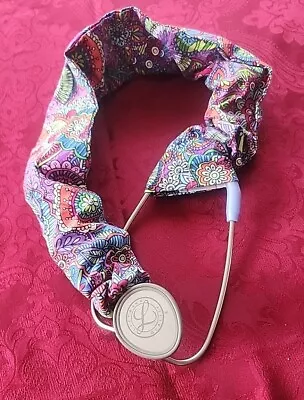 Buy 3M Littmann Lightweight ES 28  Stethoscope Used Once Blue With Paisley Cover  • 51.95$