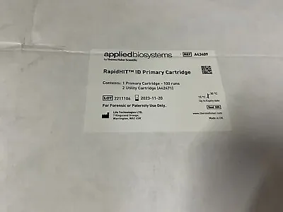 Buy Applied Biosystems  Thermo  RapidHIT ID Primary Cartridge-100 Runs A43409 • 2,350$