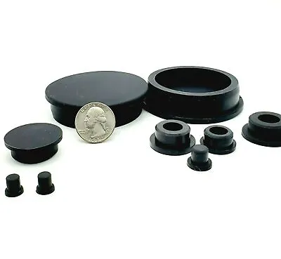 Buy Rubber Hole Plugs Push In Compression Stem  7/8  - 2 1/2  Silicon Solid Covers • 29.50$