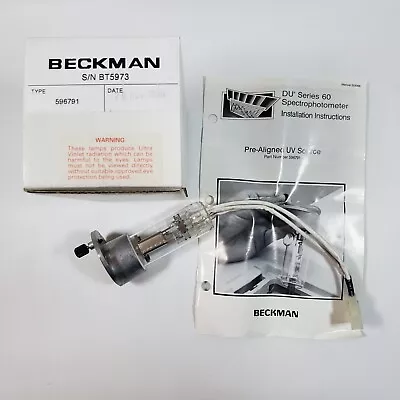 Buy Beckman 596791 Deuterium Pre-Aligned UV  Lamp For DU Series 60 Spectrophotometer • 228$
