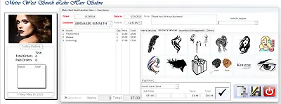 Buy Hair Salon POS System Software Sales Accounting Calendar 1 Only Payment • 75$
