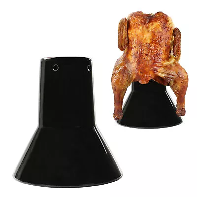 Buy Potted Pans Ceramic Beer Can Chicken Holder For Grill Or Smoker - Turkey Throne • 17.99$
