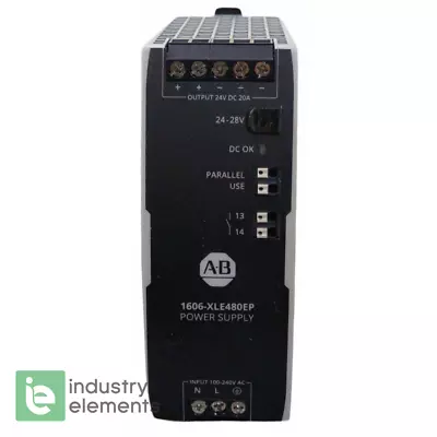 Buy NEW Allen Bradley 1606-XLE480EP SER B Essential Power Supply 120/240VAC In,24VDC • 307$