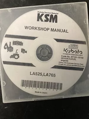 Buy Kubota LA525 & LA765 Tractor Loader Attachment Shop Service Repair Manual DVD • 29.50$