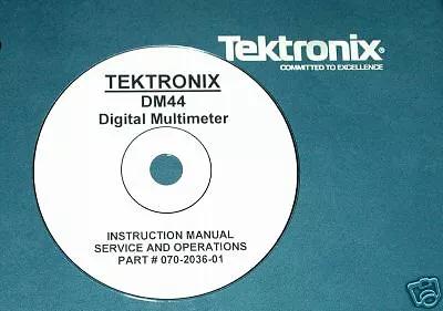 Buy Tektronix Dm44  Service Manual • 8.50$