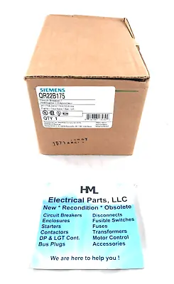 Buy Siemens, Qr22b175,  175a, 240v, 2 Pole, Main Circuit Breaker *new In Box • 389$