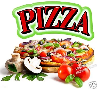 Buy Pizza Decal 14  Concession Restaurant  Food Truck Sign Vinyl Menu Sticker • 16.95$
