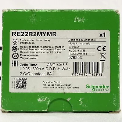 Buy Schneider Electric RE22R2MYMR Multifunction Timer Relay 8A 2 C/O Contact USA • 67.55$