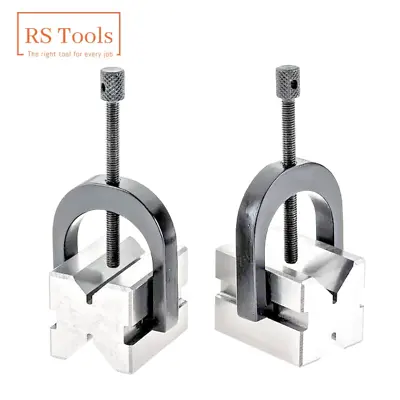 Buy New Precision Engineers All Steel Vee Blocks Clamp Set V Block Matched Pair US • 37.99$