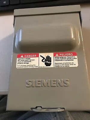 Buy Siemens Wn2060 Pullout Switch 60 A • 32$