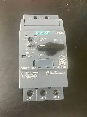 Buy Siemens 3rv2031-4ea10 Leistungsschalter Motor Controller Circuit Breaker. • 49$