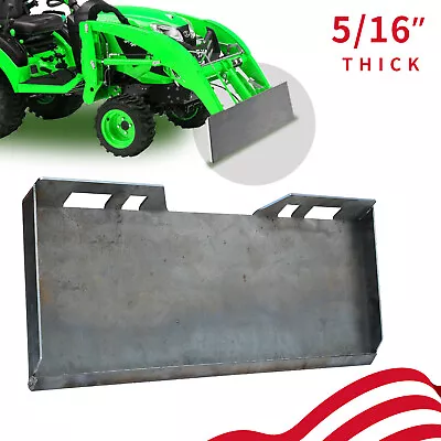 Buy 5/16  Quick Tach Attachment Mount Plate Heavy Duty Steel Front Loader Plate • 129.99$