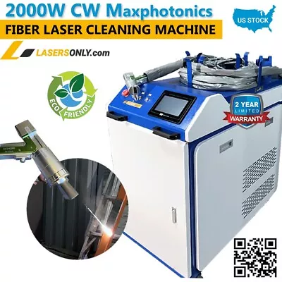 Buy 2000W 220V Fiber Laser Metal Rust Remover Laser Paint Cleaning Machine US Stock • 16,900$