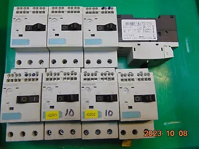 Buy (1) Siemens 3rv1011-1ja10 Motor Starter Protector Circuit Breaker 7-10a Amp *** • 9.50$