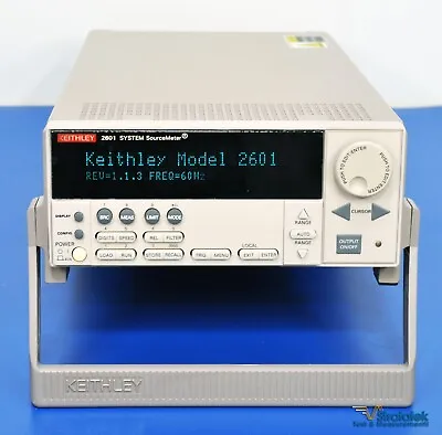 Buy Keithley 2601 SYSTEM Sourcemeter SMU 40V, 3A DC, 10A Pulse - NIST Calibrated • 3,499$