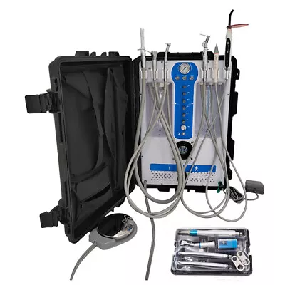 Buy Greeloy Updated Mobile Dental Unit GU-P206S With NSK Handpieces Set 4 Hole USA • 1,229.29$