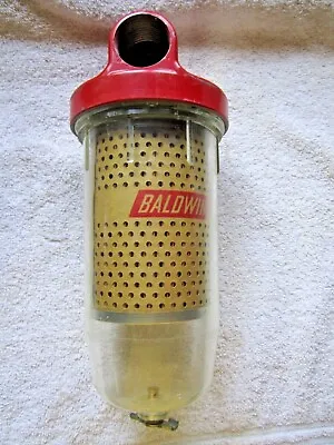 Buy Vintage Nos Baldwin B-10 Diesel Fuel Storage Tank Complete Filter With Element • 55$