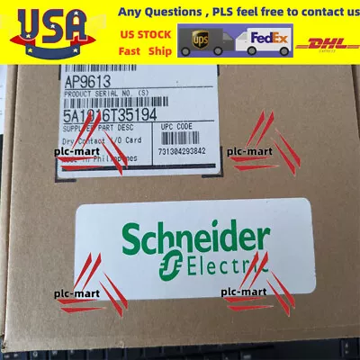 Buy Schneider Electric Dry Contact I / O SmartSlot Card AP9613 Free Shipping • 249.97$