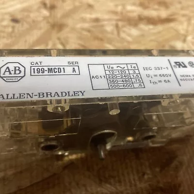 Buy Allen-Bradley 199-MCD1 Dual Interlock Switch New No Box. Free Shipping • 650$