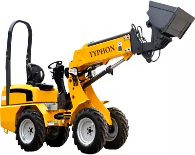 Buy Brand New TYPHON Wheel Loader With Kubota D1105 Engine 24 Hp 1 Ton Rated Load • 1$
