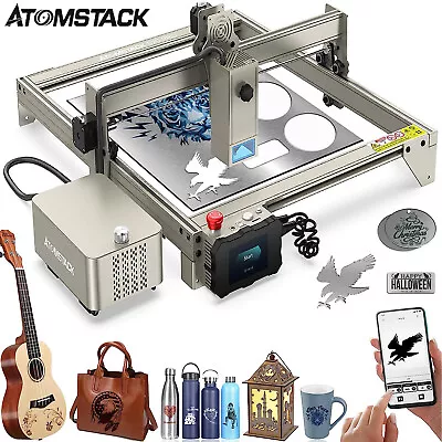 Buy ATOMSTACK S20 Pro 20W Laser Engraving Machine W/ Air Assist Kit USB Connect R5F5 • 352.98$