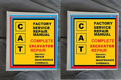 Buy CAT 308e Cr Mini Excavator Workshop Service Manual  Printed & Binders Free Ship • 61.59$