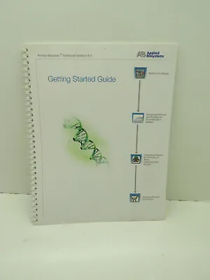 Buy Applied Biosystems Primer Express Software Version 3.0 User Manual, Spiral Bound • 25.99$