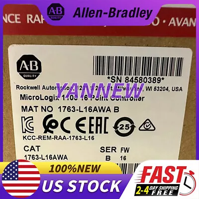 Buy New Sealed 1763-L16AWA /B Allen-Bradley MicroLogix 1100 16 Point Controller • 1,099$