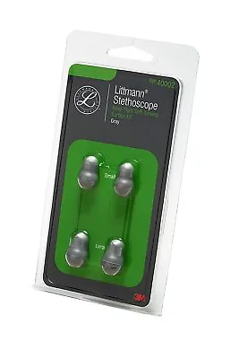 Buy Littmann 40002 Stethoscope Parts Kit-Soft-Sealing Ear-Tips-GREY-S/L Medicos Club • 19.99$
