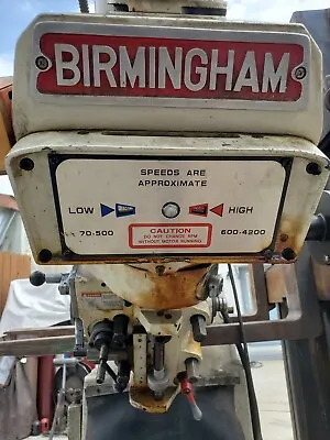 Buy Used Birmingham Vertical Milling Machine • 750$
