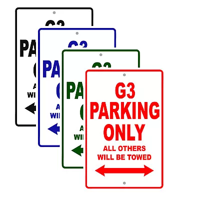 Buy G3 Parking Only Boat Ship Yacht Marina Lake Dock Reserved Aluminum Metal Sign • 12.99$