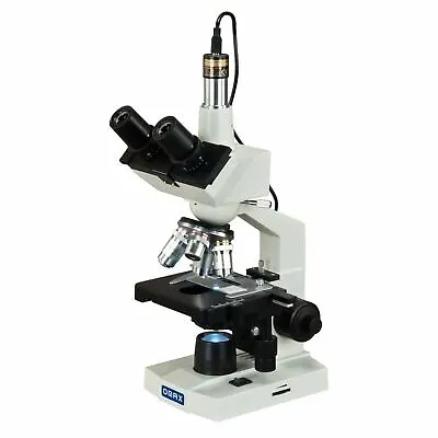 Buy OMAX 40X-2500X LED Digital Lab Trinocular Compound Microscope With 1.3MP Camera • 334.99$