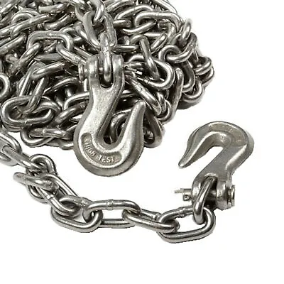 Buy 5/16  X 10'20'30' 40' 50' Heavy Duty Tow Chain Automotive Truck Towing Log Chain • 65.98$