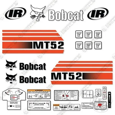 Buy Fits Bobcat MT52 Mini Skid Steer Decal Kit (Exterior) - 7 YEAR OUTDOOR 3M VINYL! • 124.95$