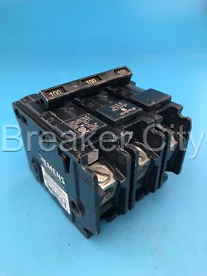 Buy Siemens Q3100 100 Amp 3 Pole Circuit Breaker Type QP 240V 100A 3P *READ • 79.99$