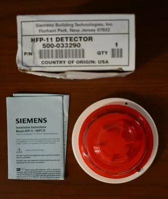 Buy Siemens HFP-11 FirePrint Smoke Detector Head 500-033290 New [Ref A] • 298.99$