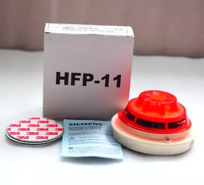 Buy Siemens Hfp-11 Fire Alarm Smoke Heat Detector With Magnetic Holder • 120$