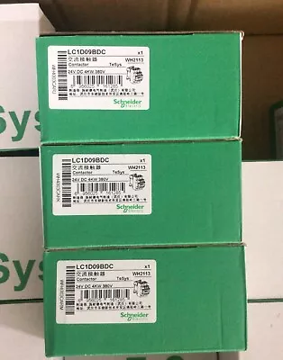 Buy LC1D09BDC Brand New Schneider AC Contactor With Box Free Shipping LC1-D09BDC • 58.50$